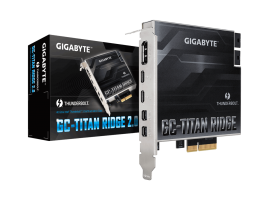 Gigabyte GC-TITAN RIDGE rev. 2.0 Thunderbolt 3 PCI-Ex4 add on Card USB Type-C DP